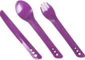 Набір (виделка, ложка, ніж) Lifeventure Ellipse Cutlery purple (75014)