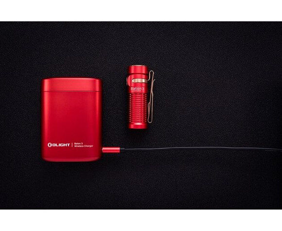Ліхтар Olight Baton 3 Premium Edition Red (2370.33.24) фото 12