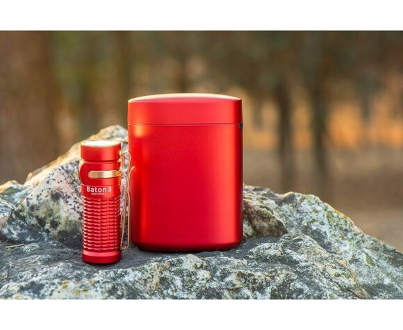 Ліхтар Olight Baton 3 Premium Edition Red (2370.33.24) фото 16