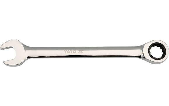 Ключ рожково-накидний з тріскачкою Yato 24мм/335мм (YT-0202)