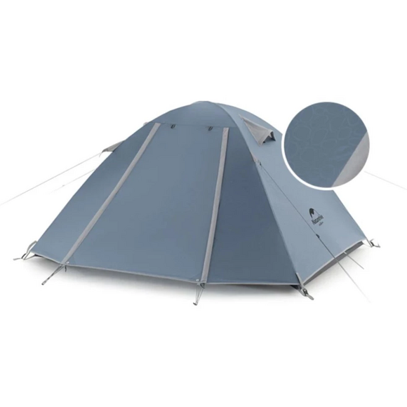 Палатка Naturehike P-Series NH18Z044-P 210T/65D четырехместная, темно-синяя (6927595783672) изображение 2