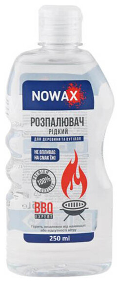 Розпалювач для дерева та вугілля Nowax 250 мл (NX25240)