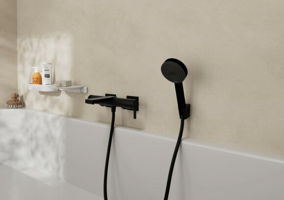 Смеситель для ванны HANSGROHE Tecturis E, однорычажный, черный матовый (73420670) изображение 2