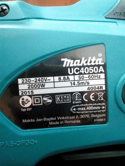 Цепная электропила Makita UC4551A изображение 10