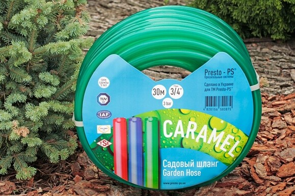 Поливальний шланг Presto-PS Caramel 3/4", 30 м (зелений) (CAR-3/4 30) фото 3