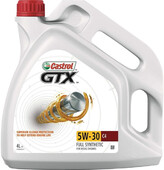 Моторное масло CASTROL GTX C4 5W-30, 4 л (15C8AD)
