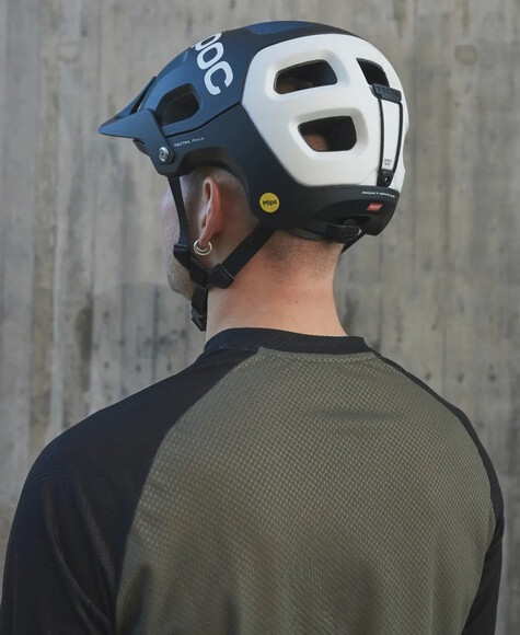 Шлем велосипедный POC Tectal Race MIPS, Uranium Black/Hydrogen White Matt, L (PC 105808348LRG1) изображение 6