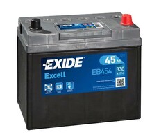 Аккумулятор EXIDE EB454 Excell, 45Ah/330A