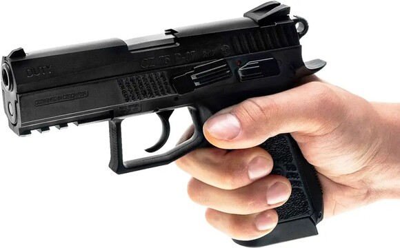 Пистолет страйкбольный ASG CZ75 P-07 Duty CO2 Blowback, калибр 6 мм (2370.41.35) изображение 9