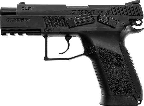 Пистолет страйкбольный ASG CZ75 P-07 Duty CO2 Blowback, калибр 6 мм (2370.41.35) изображение 3