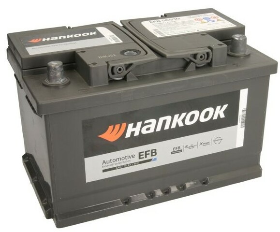 Автомобільний акумулятор Hankook EFB56530 фото 2