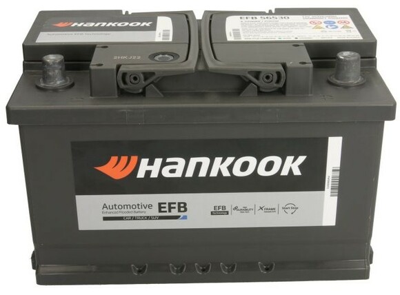 Автомобільний акумулятор Hankook EFB56530 фото 3