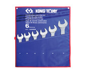 Набор комбинированных ключей King Tony 1296MRN (6 предметов)