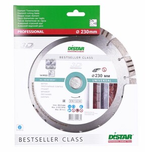 Алмазный диск Distar 1A1RSS/C3-H 232x2,6/1,8x12x22,23-16 Bestseller Universal (14315129017) изображение 5