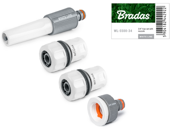 Комплект BRADAS 4 елементи на шланг 3/4 дюйма (WL-5500-34)