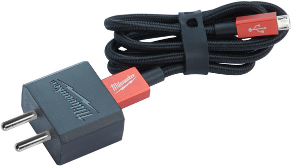 Зарядний пристрій Milwaukee Micro-USB QUSB, 220В (4932459888) фото 4