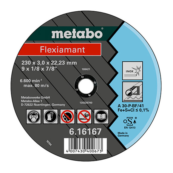 Відрізний круг METABO Flexiamant 115 мм (616770000)