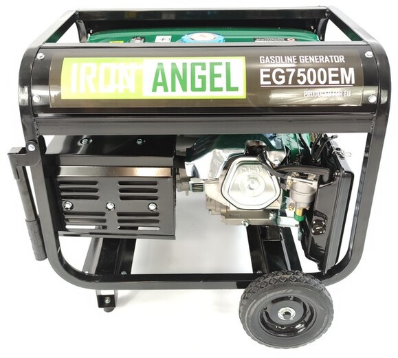 Двохпаливний генератор Iron Angel EG 7500 EM ГАЗ-Бензин фото 4