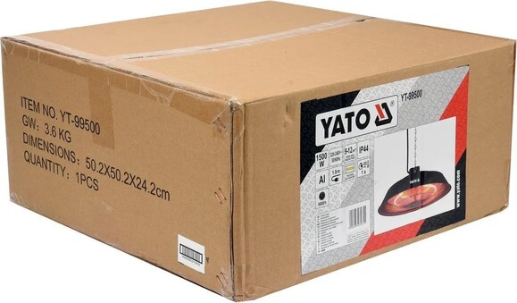 Обігрівач інфрачервоний Yato 230 В 1500 Вт 9-12 м (YT-99500) фото 5