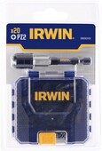 Набір біт Irwin Impact Pro Perf PZ2 20 шт з тримачем BULK (IW6061416)