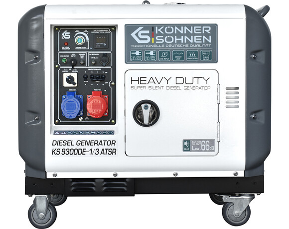 Дизельний генератор Konner&Sohnen KS 9300DE-1/3 ATSR SUPER S (Euro V) фото 2