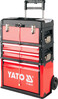 Yato 4 секции на 2-х колесах с выдвижной ручкой (YT-09101)