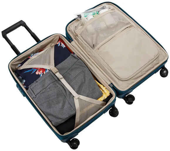 Чемодан на колесах Thule Spira Carry-On Spinner with Shoes Bag, синий (TH 3204144) изображение 10