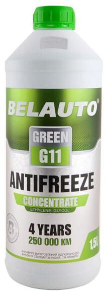 Антифриз BELAUTO GREEN G11, 1.5 л (зеленый) (AF1217)