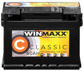 Автомобильный аккумулятор WINMAXX CLASSIC 6CТ-60 R+, 12В, 60 Ач (C-60-MP)