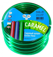 Шланг поливочный Presto-PS Caramel 3/4", 50 м (зеленый) (CAR-3/4 50)