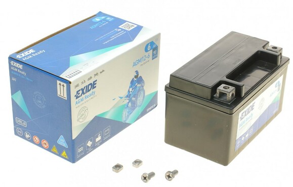 Аккумулятор EXIDE AGM12-6, 6Ah/90A изображение 4
