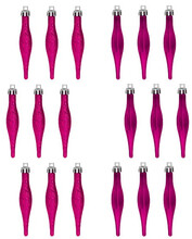 Набор елочных игрушек Jumi Сосулька, 9.5 см, 18 шт. (фиолетовый) (5900410534414)