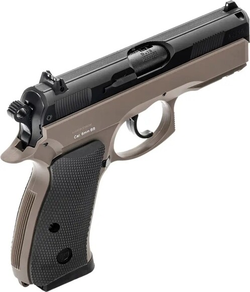 Пистолет страйкбольный ASG CZ 75D Compact FDE Spring, калибр 6 мм (2370.41.27) изображение 3