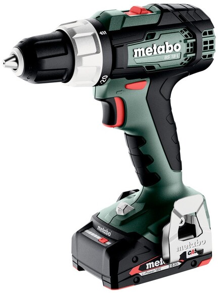 Аккумуляторная дрель-шуруповерт Metabo BS 18 L Set (614051710) изображение 2