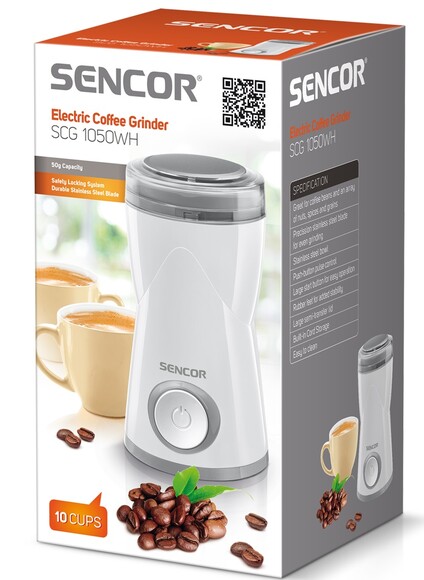 Кофемолка Sencor SCG 1050 WH изображение 2