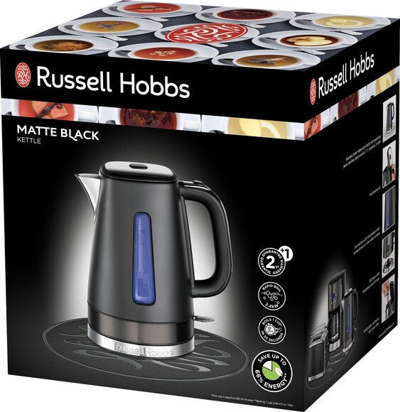 Электрочайник Russell Hobbs Matte Black (26140-70) изображение 6