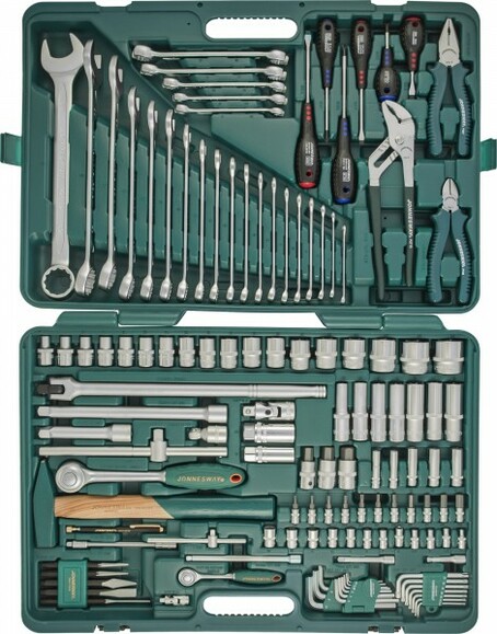 Універсальний набір інструментів JONNESWAY S04H524128S (128 предметів) фото 3