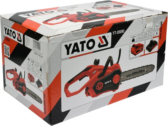 Аккумуляторная цепная пила Yato YT-85090 изображение 6