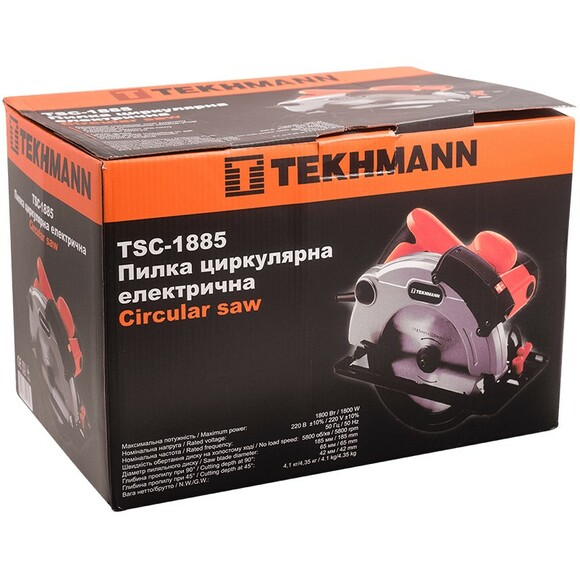 Пила циркулярная Tekhmann TSC-1885 (845414) изображение 6