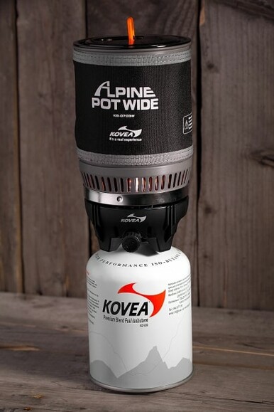 Газовая горелка Kovea Alpine Pot Wide KB-0703W (8806372096069) изображение 19