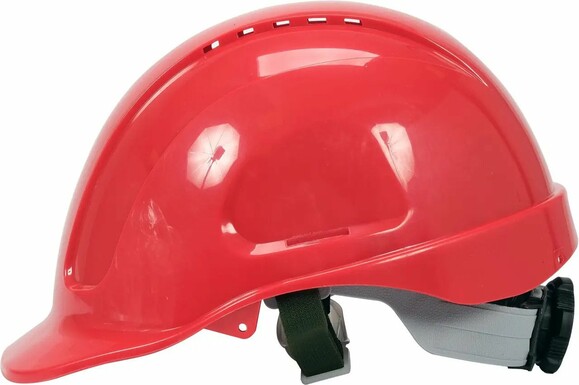 Каска Yato для захисту голови червона з пластика ABS (YT-73973) фото 2