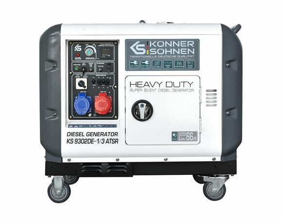 Дизельный генератор Konner&Sohnen KS 9302DE-1/3 ATSR SUPER S (Euro II) изображение 3