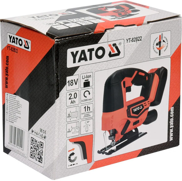 Аккумуляторный лобзик Yato YT-82822 изображение 3