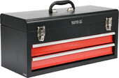 Ящик для инструмента Yato металлический с 2-мя шухлядами 218х255х520 мм (YT-08872)