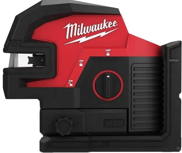 Акумуляторний лазерний нівелір Milwaukee M12 CLL4P-0C (4933479202) (без АКБ та ЗП) фото 2