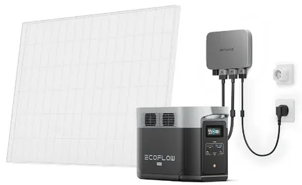 

Комплект энергонезависимости EcoFlow PowerStream – микроинвертор 800W + зарядная станция Delta Max 2000 (2016 Вт·ч / 2400 Вт)