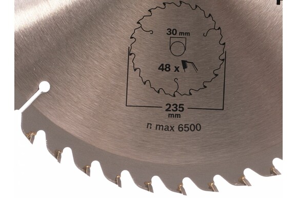 Пильный диск Bosch PRECISION 235x30 мм, 48 зубьев (2609256877) изображение 2