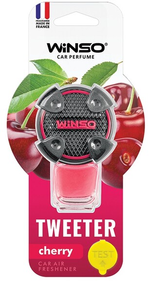 Ароматизатор для автомобіля на дефлектор Winso Tweeter Cherry, 8 мл (530820)