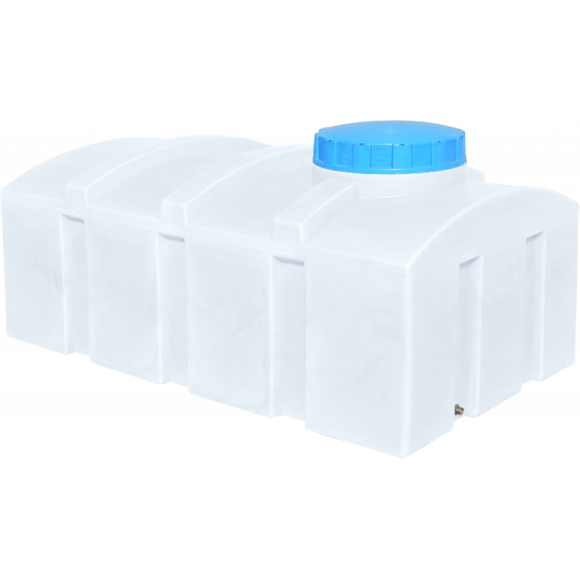 Пластиковая емкость Пласт Бак 1000 л квадратная, белая (00-00001406)