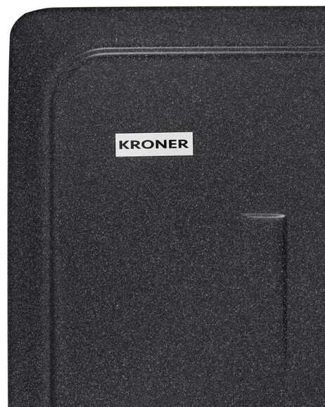 Кухонная мойка Kroner KRP Komposit GRB-6243, 8 мм (CV031063) изображение 3